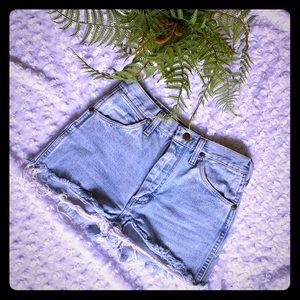 VTG Wrangler shorts cut from jeans - cut offs